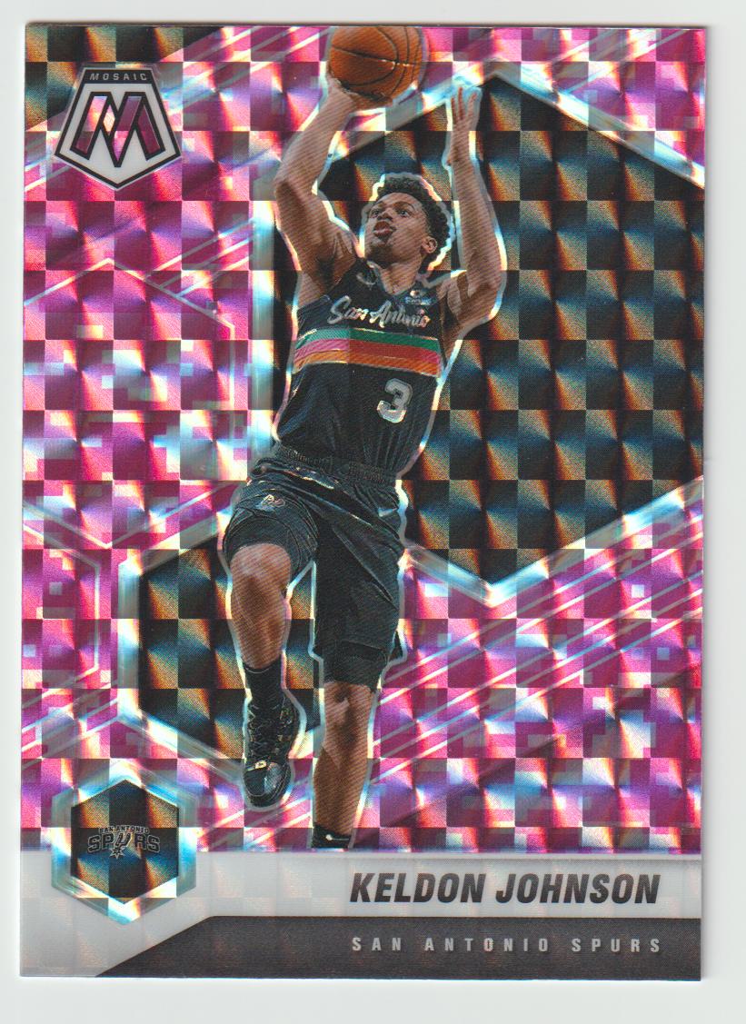 136 Keldon Johnson - San Antonio Spurs Camo Pink