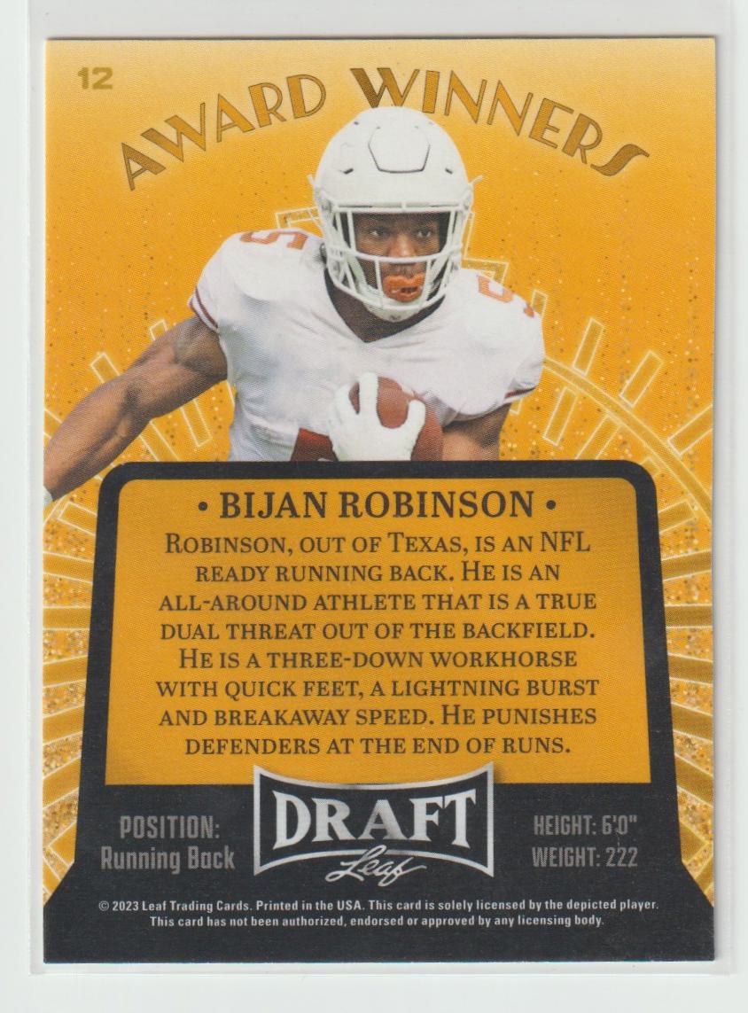 012 Bijan Robinson Green