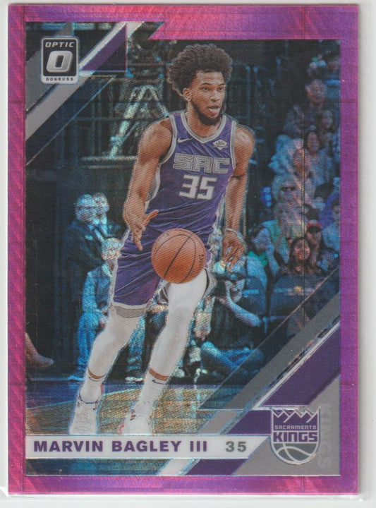 087 Marvin Bagley III - Sacramento Kings Hyper Pink Prizm