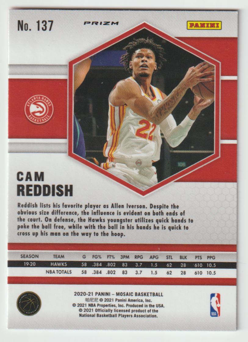 137 Cam Reddish - Atlanta Hawks Camo Pink