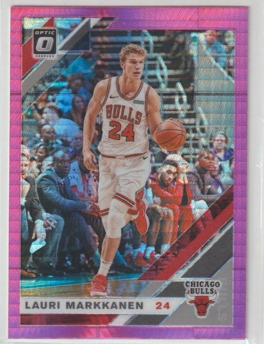 084 Lauri Markkanen - Chicago Bulls Hyper Pink Prizm