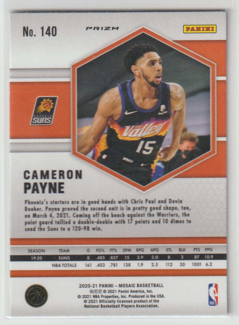 140 Cameron Payne - Phoenix Suns Reactive Blue