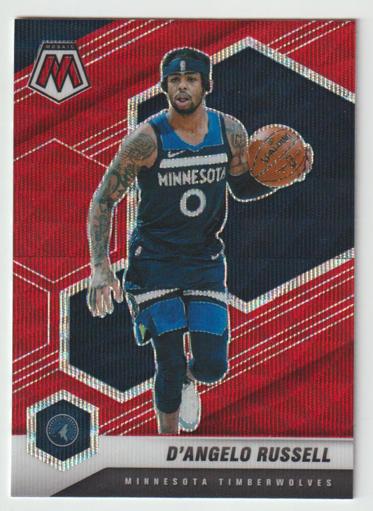 147 D'Angelo Russell - Minnesota Timberwolves Red Wave