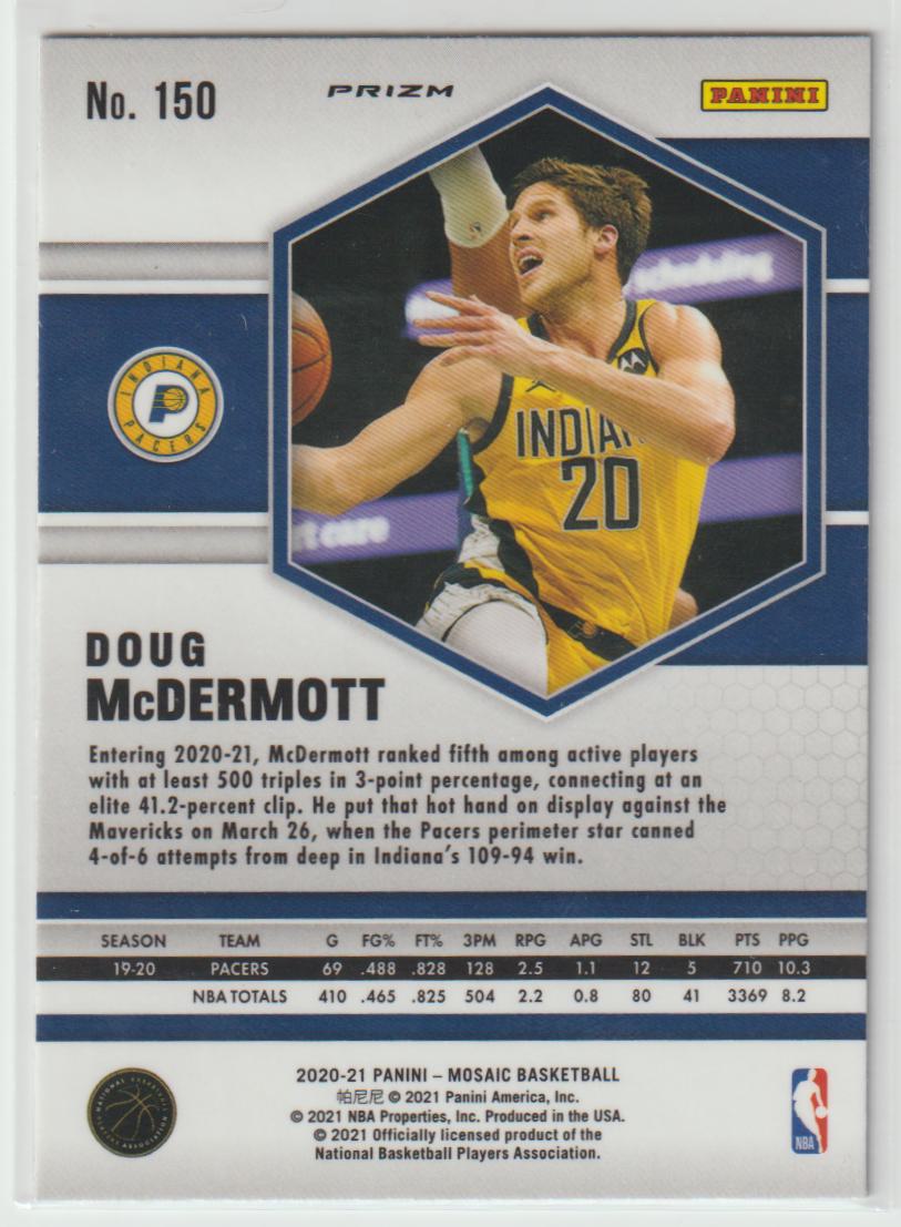 150 Doug McDermott - Indiana Pacers Reactive Blue