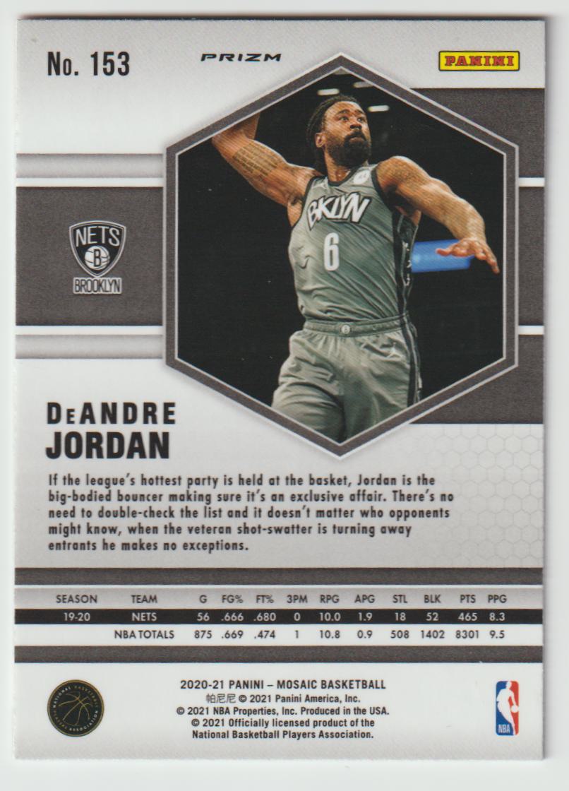 153 DeAndre Jordan - Brooklyn Nets Camo Pink