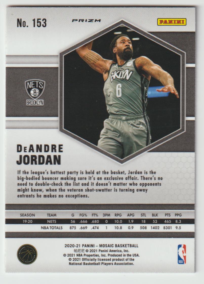 153 DeAndre Jordan - Brooklyn Nets Red Wave