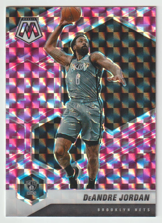 153 DeAndre Jordan - Brooklyn Nets Camo Pink