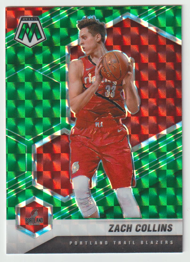 154 Zach Collins - Portland Trail Blazers Green