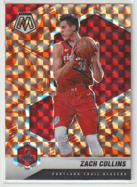 154 Zach Collins - Portland Trail Blazers Reactive Orange