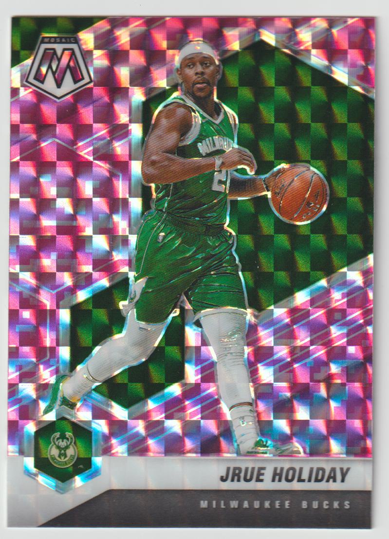 156 Jrue Holiday - Milwaukee Bucks Camo Pink