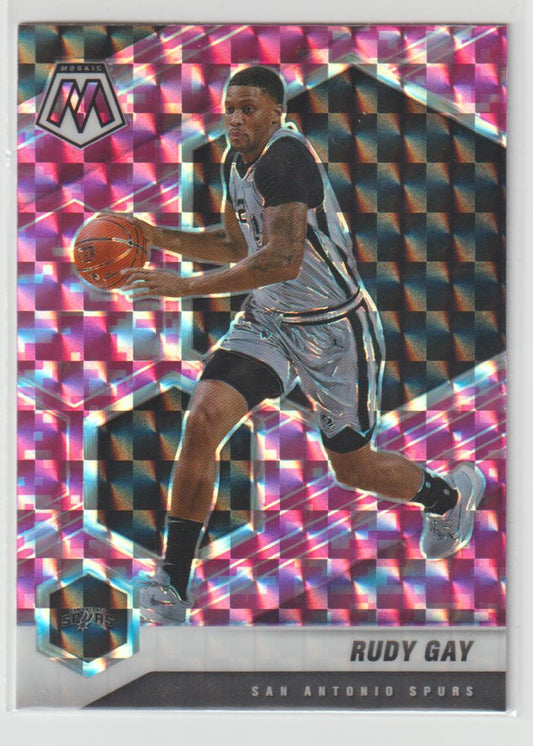 160 Rudy Gay - San Antonio Spurs Camo Pink