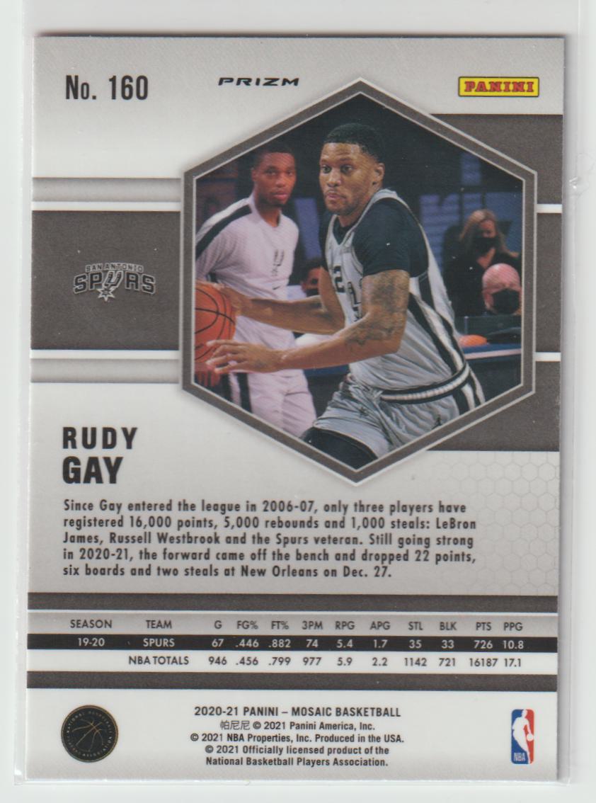 160 Rudy Gay - San Antonio Spurs Camo Pink