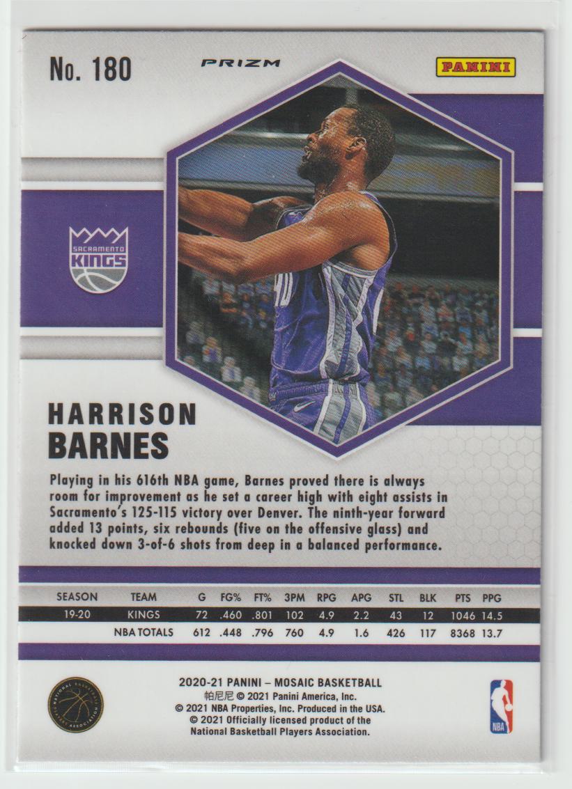 180 Harrison Barnes - Sacramento Kings Camo Pink