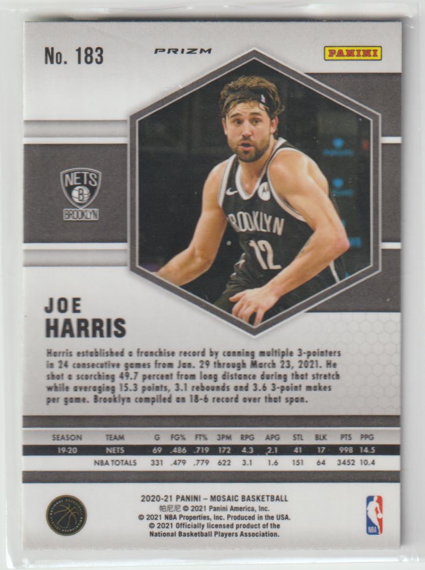 183 Joe Harris - Brooklyn Nets Red Wave