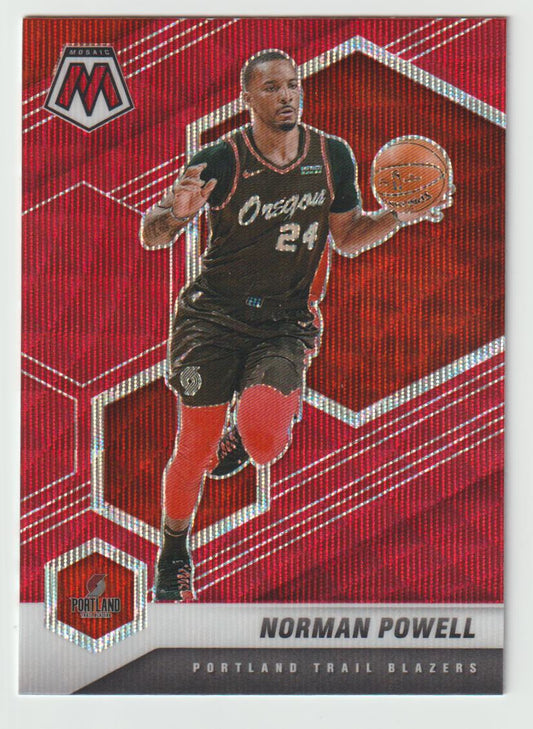 195 Norman Powell - Portland Trail Blazers Red Wave