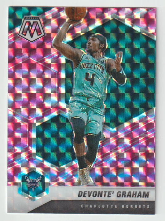 196 Devonte' Graham - Charlotte Hornets Camo Pink