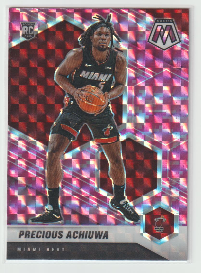 215 Precious Achiuwa - Miami Heat Camo Pink