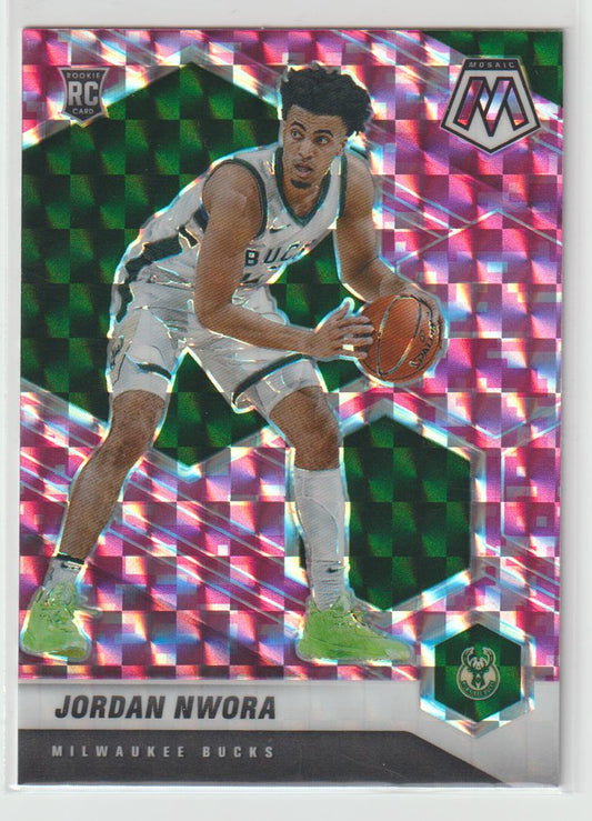 219 Jordan Nwora - Milwaukee Bucks Camo Pink