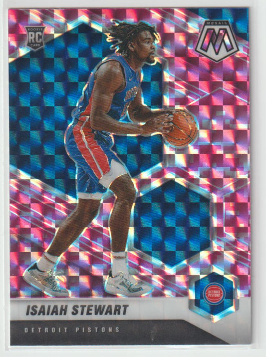 223 Isaiah Stewart - Detroit Pistons Camo Pink