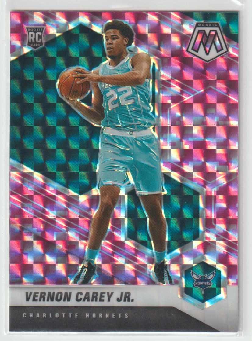 242 Vernon Carey Jr. - Charlotte Hornets Camo Pink