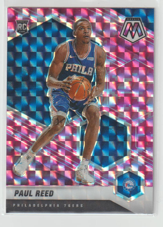 245 Paul Reed - Philadelphia 76ers Camo Pink