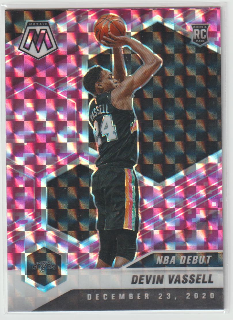 278 Devin Vassell - San Antonio Spurs Camo Pink