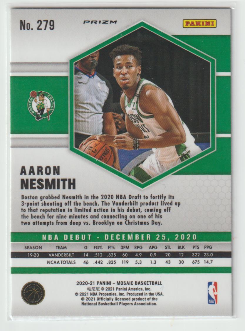 279 Aaron Nesmith - Boston Celtics Green