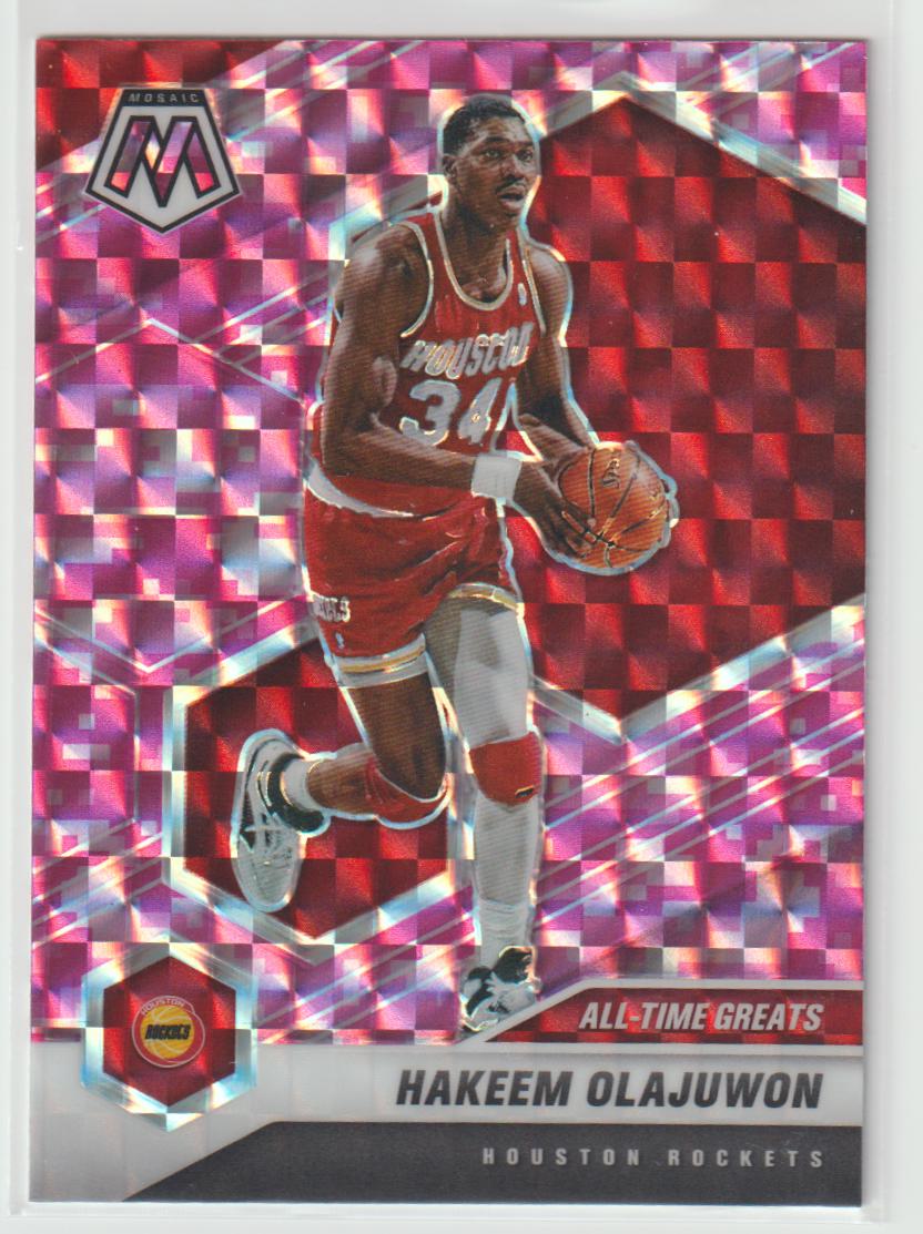 284 Hakeem Olajuwon - Houston Rockets Camo Pink