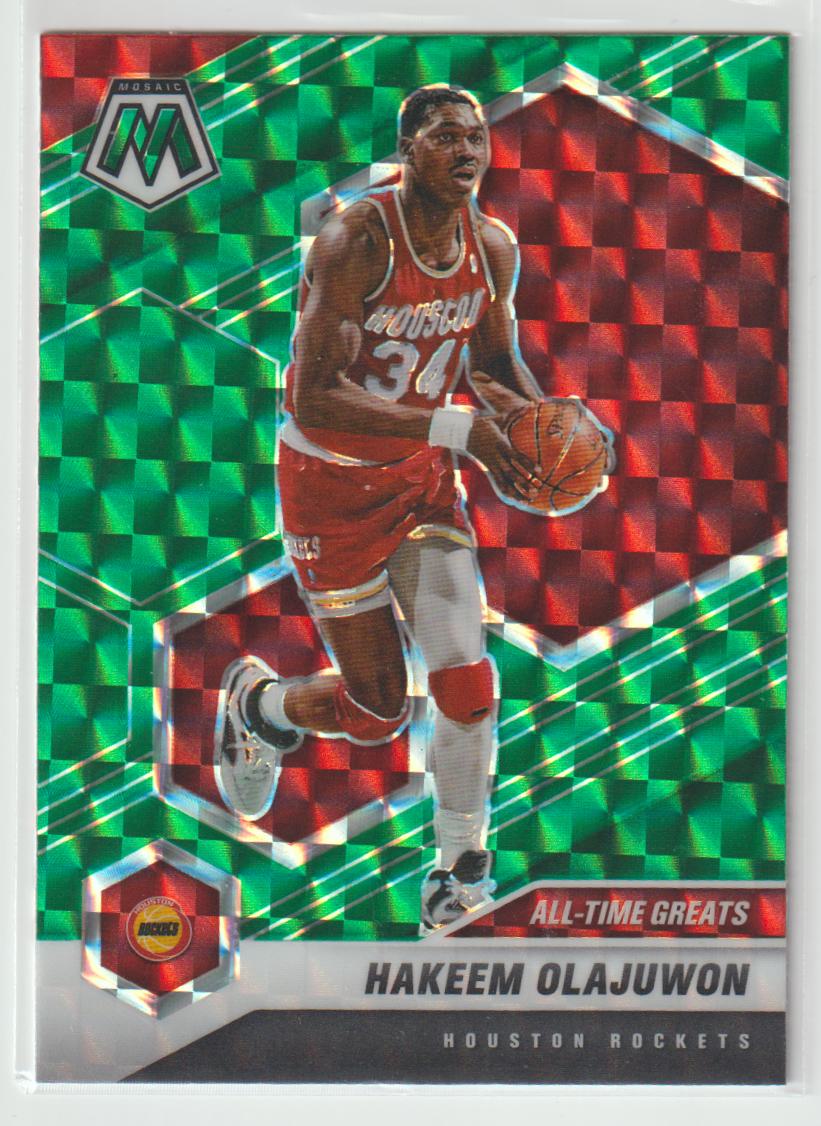 284 Hakeem Olajuwon - Houston Rockets Green