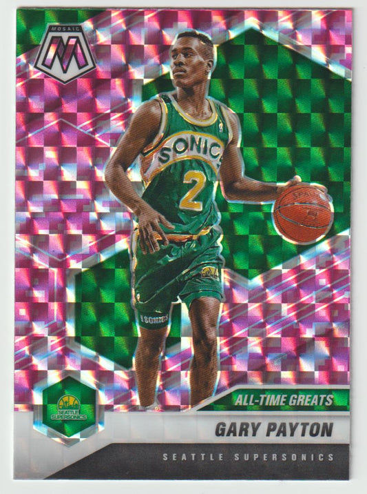 291 Gary Payton - Seattle Supersonics Camo Pink