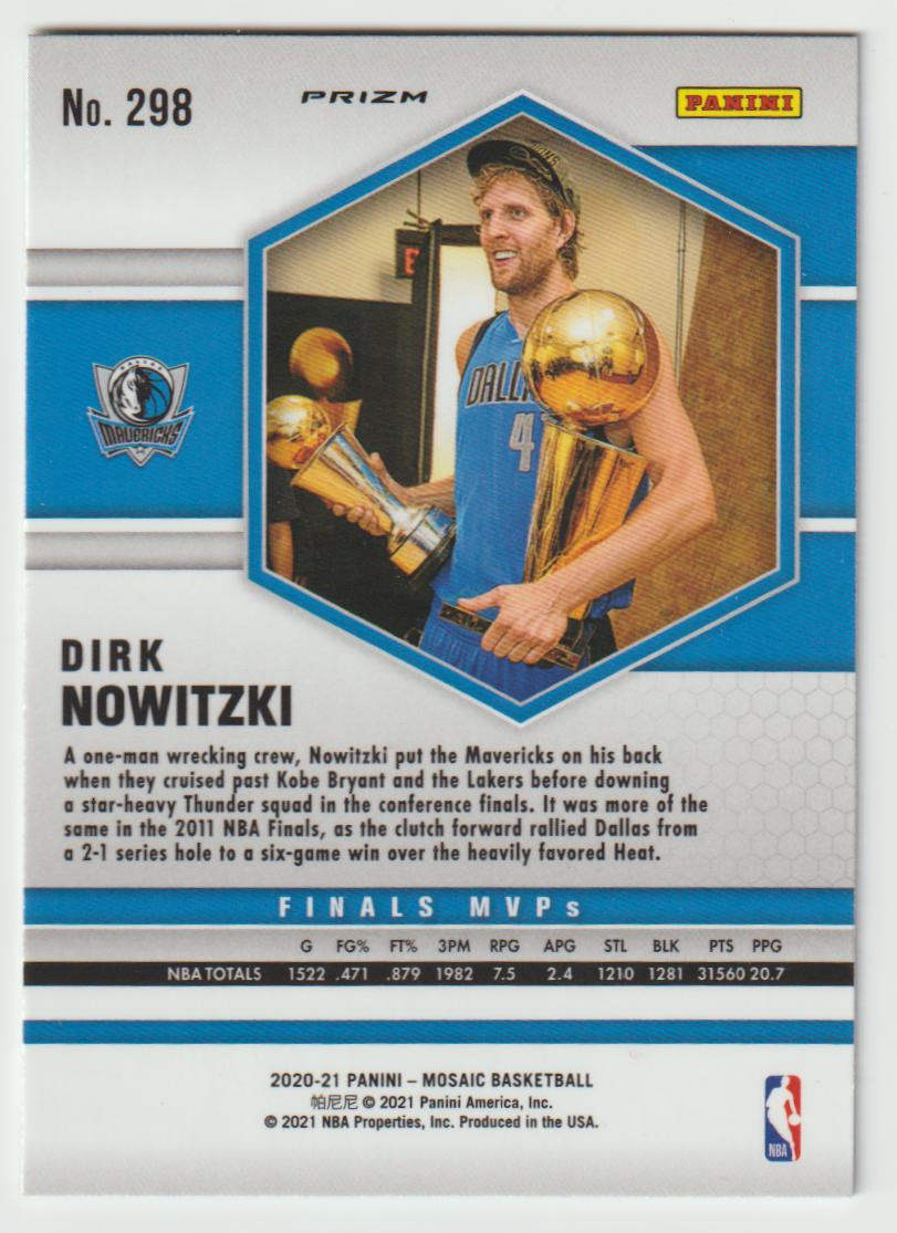 298 Dirk Nowitzki - Dallas Mavericks Green