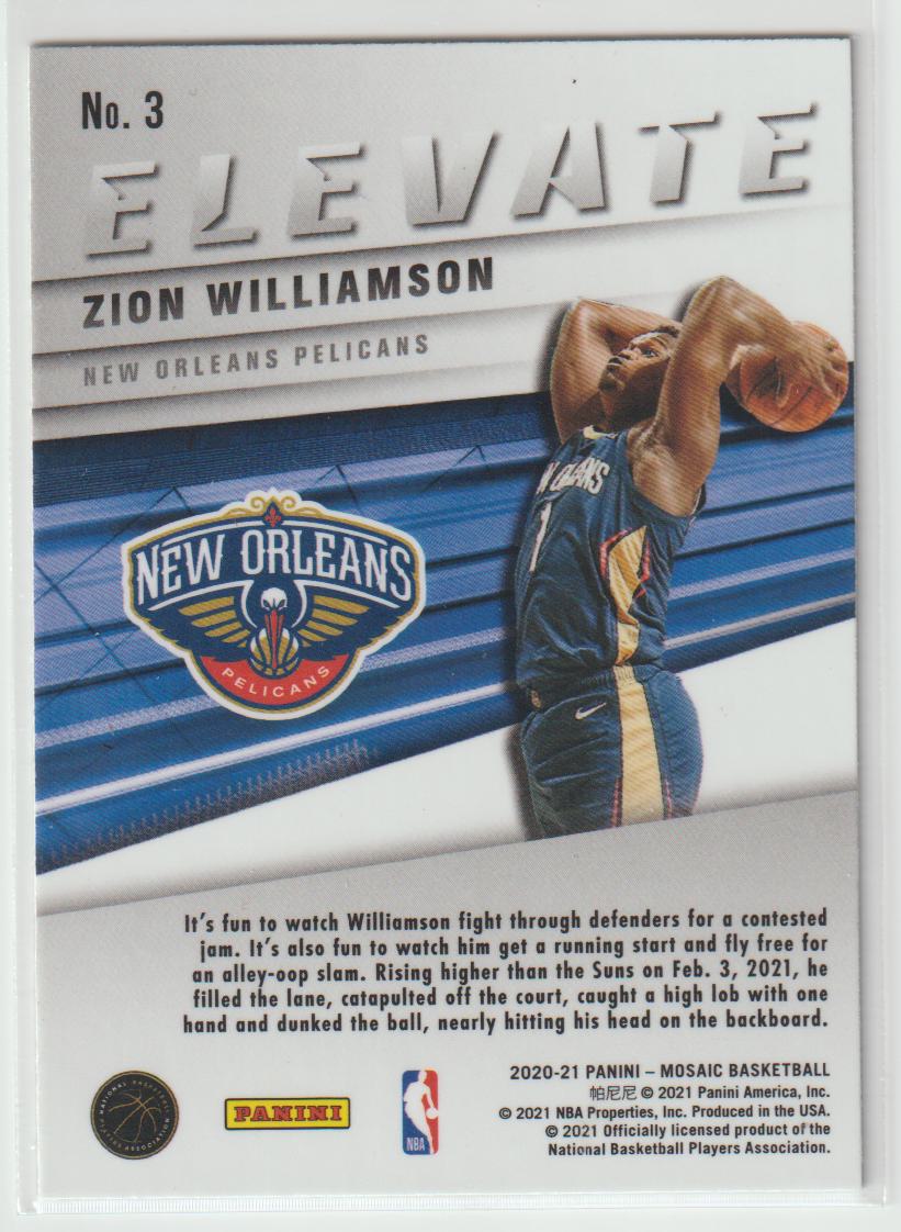 Elevate 003 Zion Williamson - New Orleans Pelicans