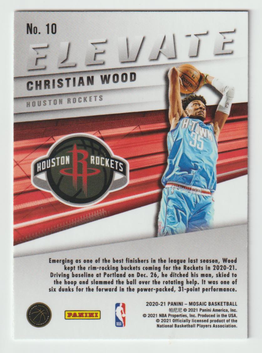 Elevate 010 Christian Wood - Houston Rockets