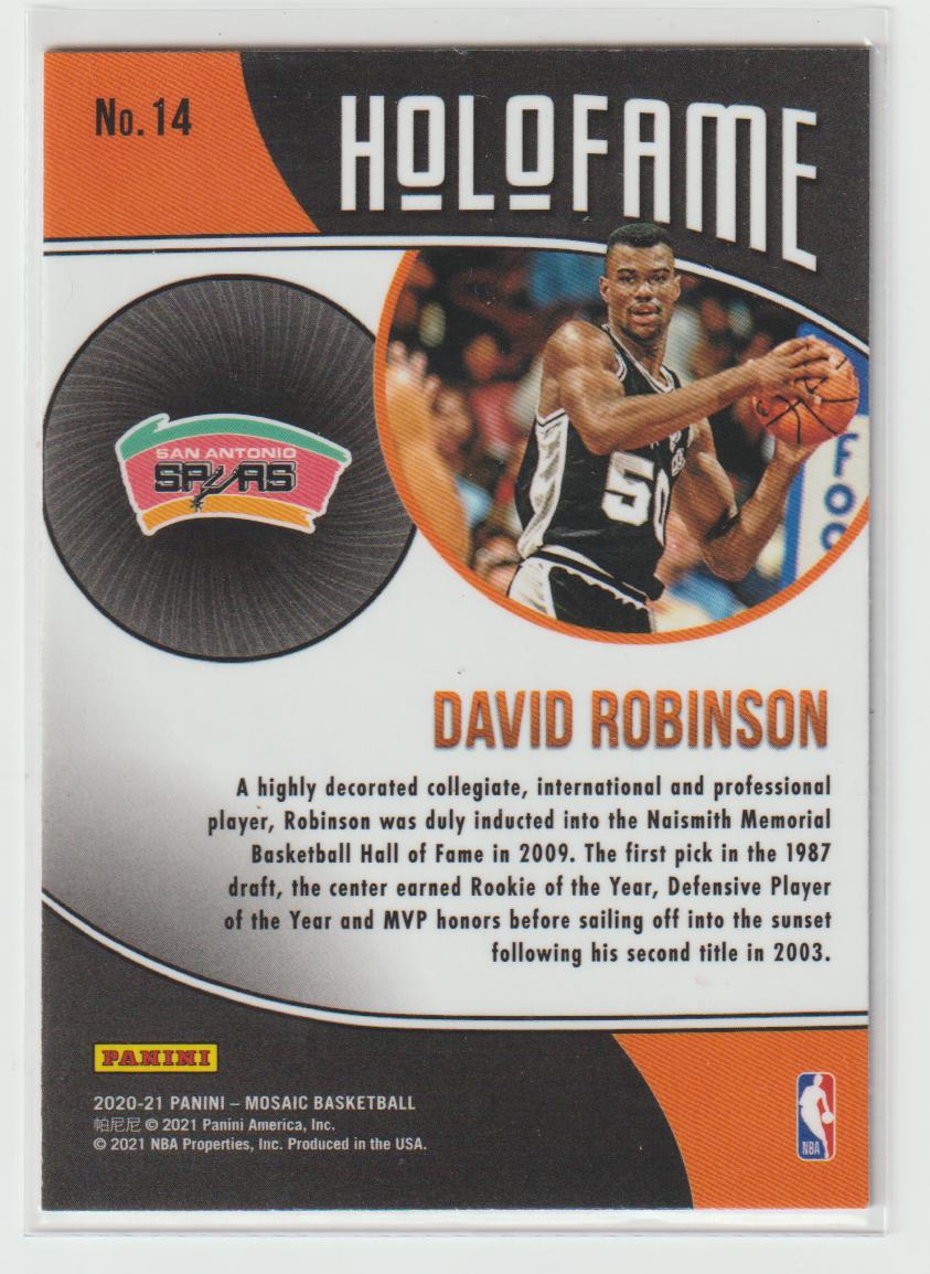 Holofame 014 David Robinson - San Antonio Spurs
