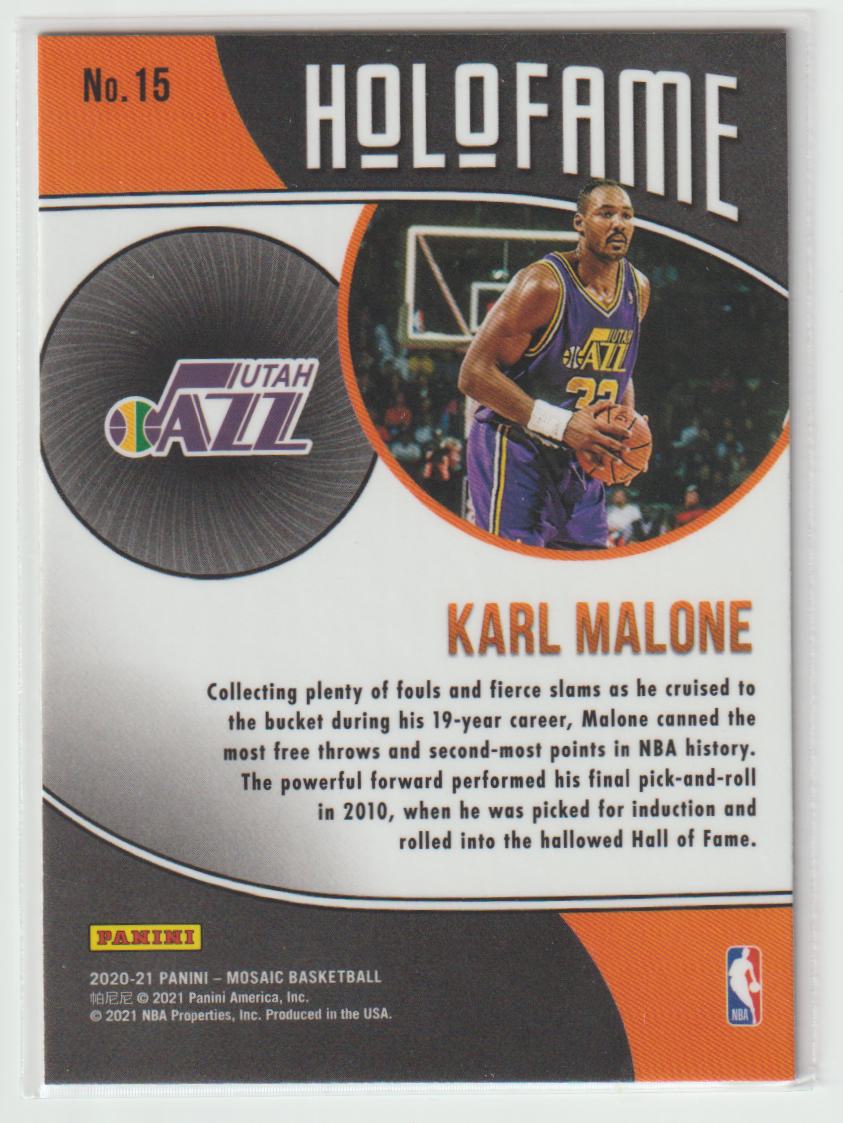 Holofame 015 Karl Malone - Utah Jazz