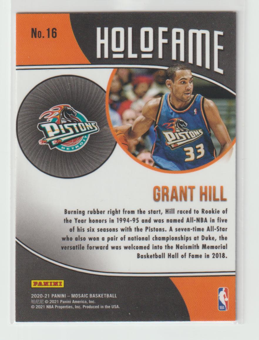 Holofame 016 Grant Hill - Detroit Pistons