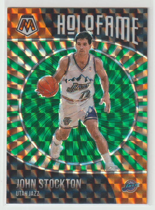 Holofame 013 John Stockton - Utah Jazz Green