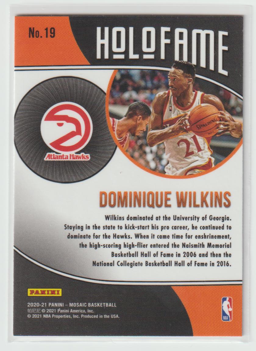 Holofame 019 Dominique Wilkins - Atlanta Hawks