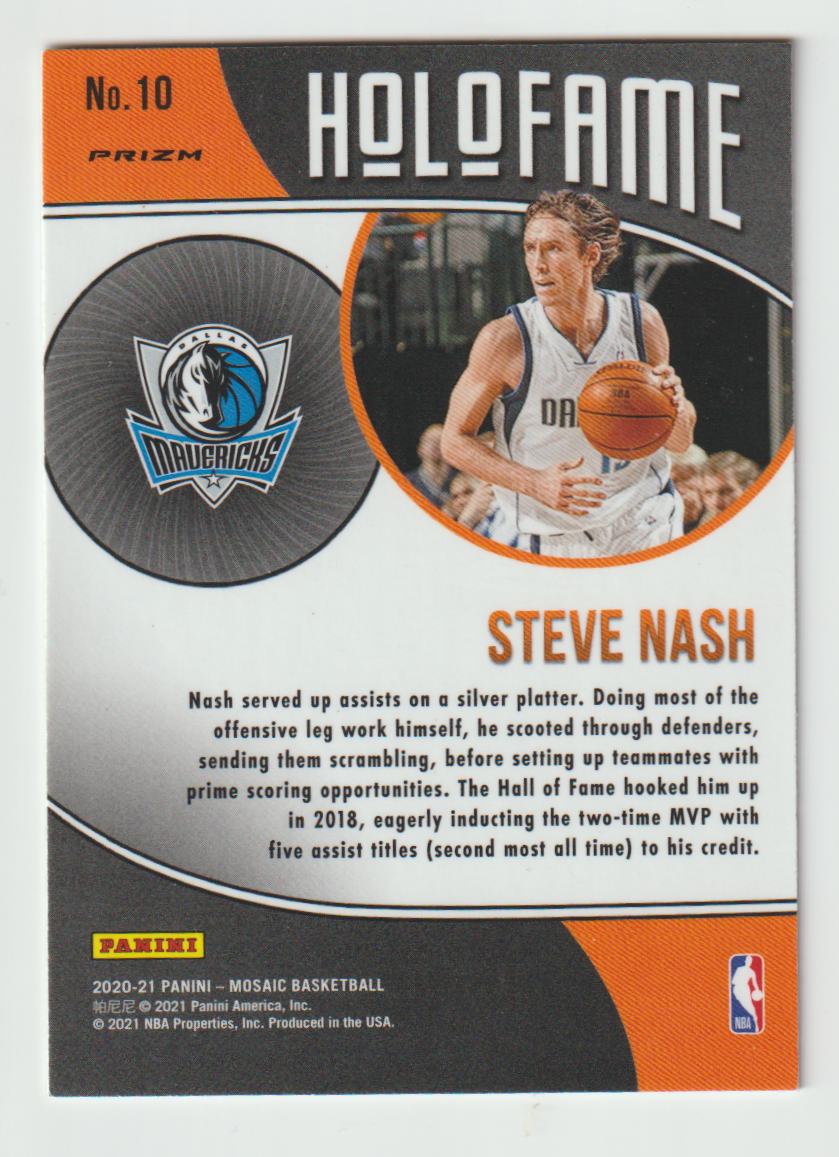 Holofame 010 Steve Nash - Dallas Mavericks Green