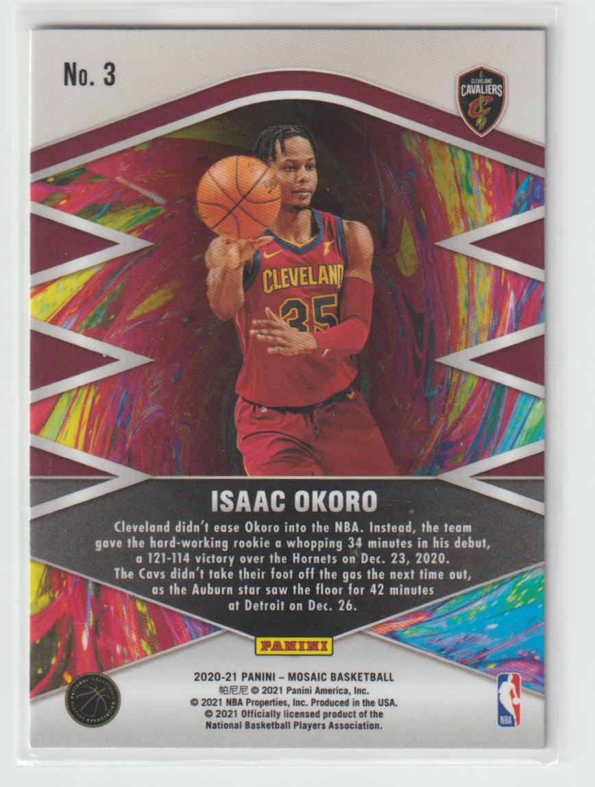 Introductions 003 Isaac Okoro - Cleveland Cavaliers