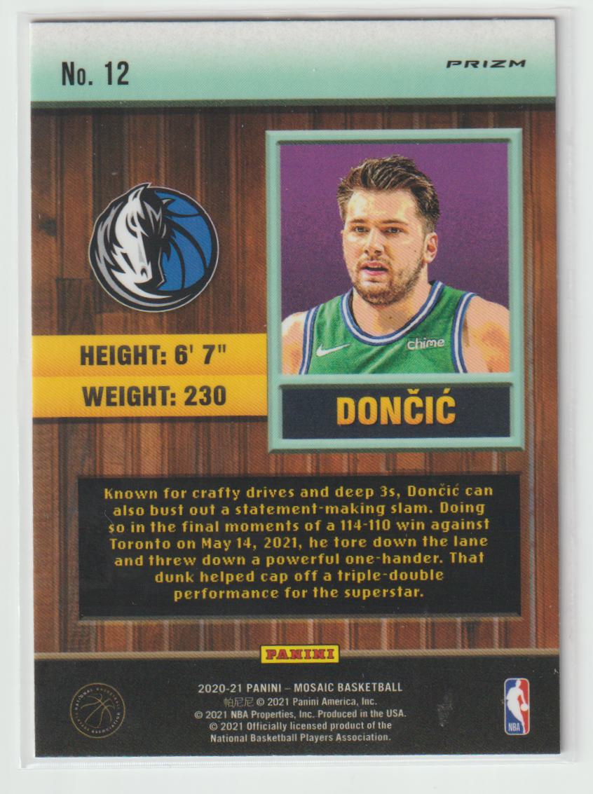 Jam Masters 012 Luka Doncic - Dallas Mavericks  Green