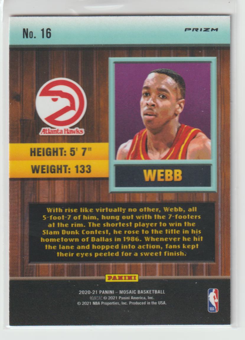 Jam Masters 016 Spud Webb - Atlanta Hawks  Green