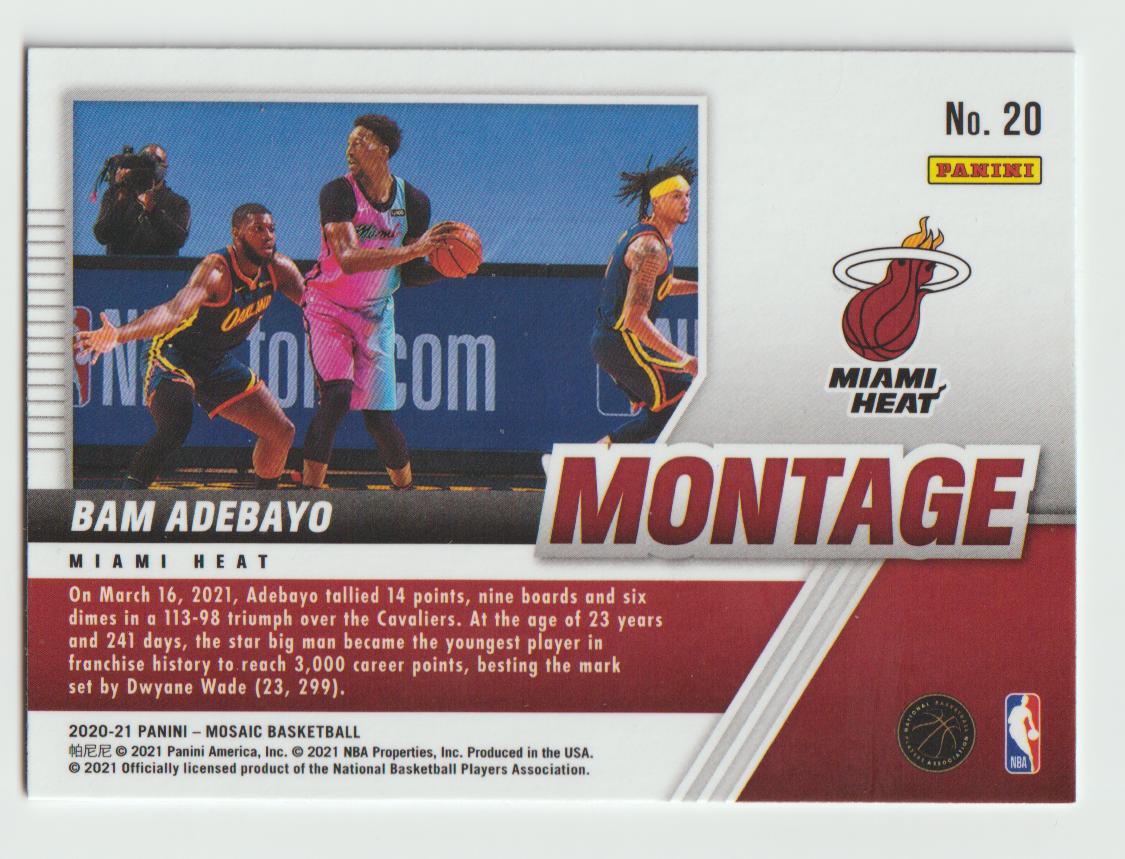 Montage 020 Bam Adebayo - Miami Heat