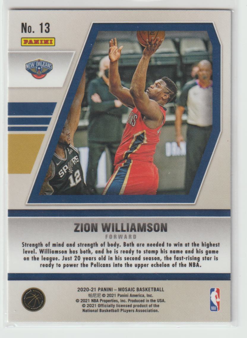 Will to Win 013 Zion Williamson - New Orleans Pelicans