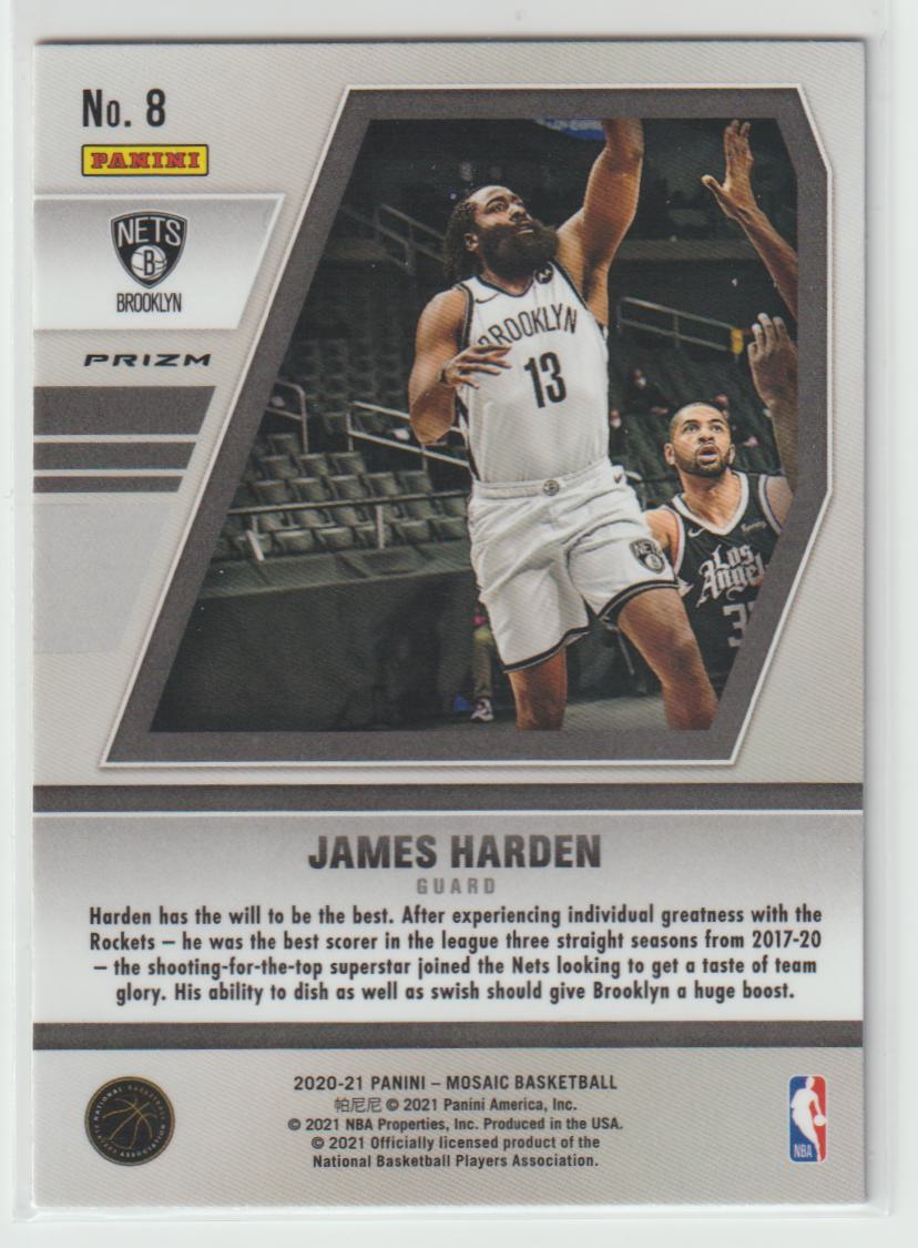 Will to Win 008 James Harden - Brooklyn Nets  Green