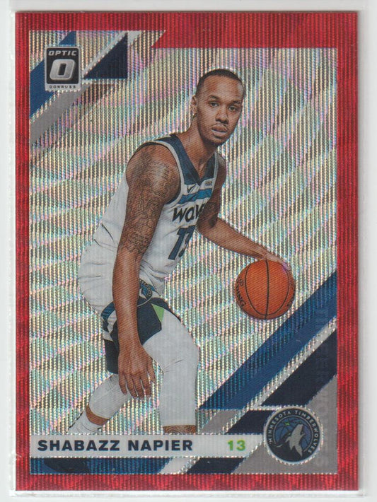 141 Shabazz Napier - Minnesota Timberwolves Red Wave