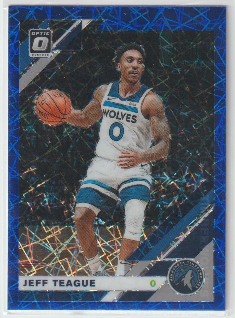 101 Jeff Teague - Minnesota Timberwolves Blue Velocity