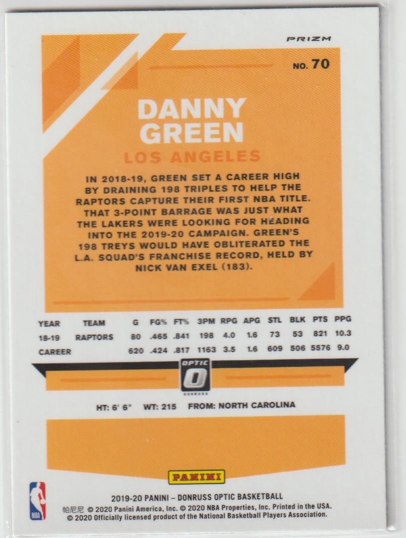 070 Danny Green - Los Angeles Lakers Red Wave