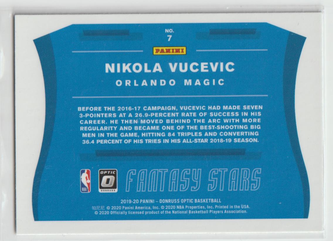 Fantasy Stars 007 Nikola Vucevic - Orlando Magic