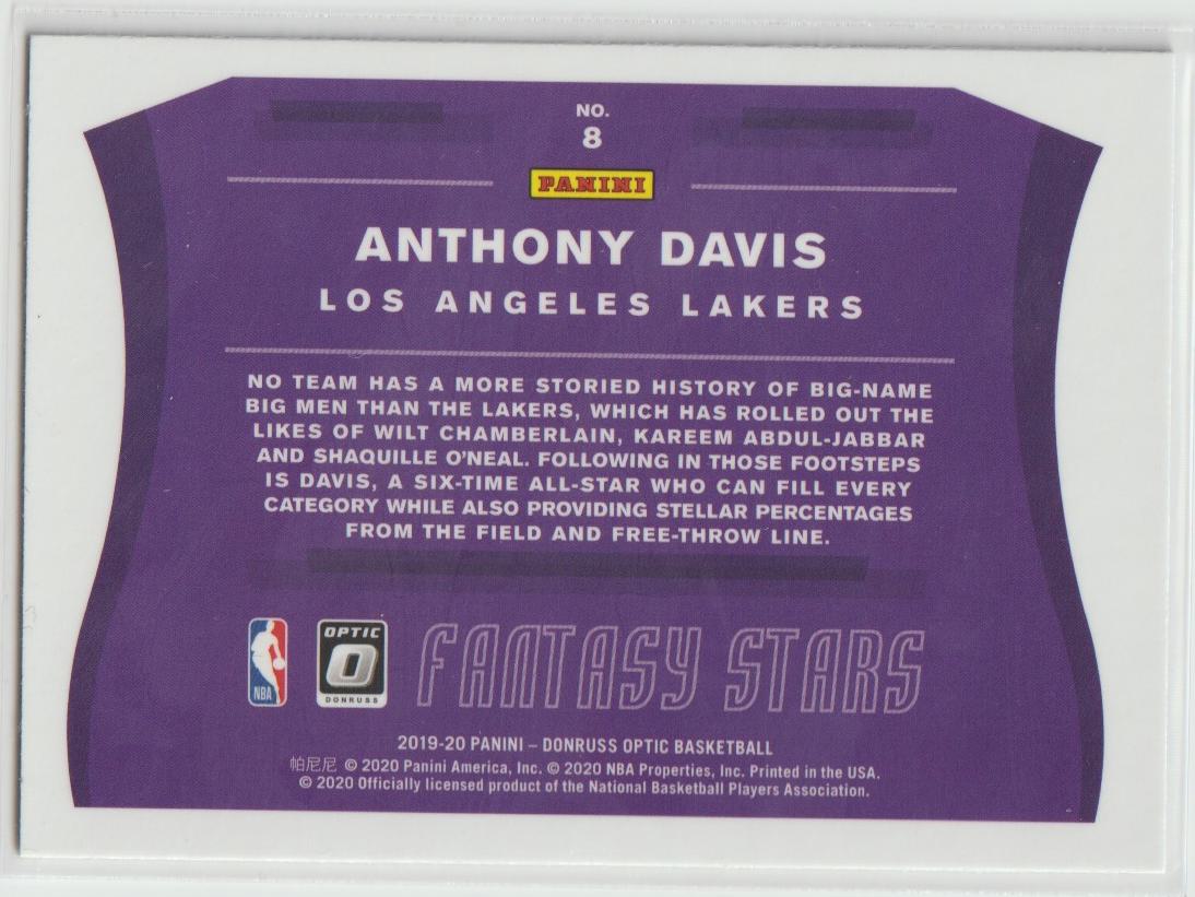 Fantasy Stars 008 Anthony Davis - Los Angeles Lakers